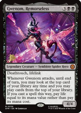 Gwenom, Remorseless [Marvel's Spider-Man Prerelease Promos]-1