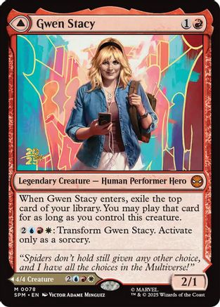 Gwen Stacy // Ghost-Spider [Marvel's Spider-Man Prerelease Promos]-1