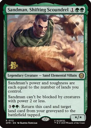 Sandman, Shifting Scoundrel [Marvel's Spider-Man Prerelease Promos]-1