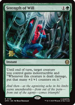 Strength of Will [Marvel's Spider-Man Prerelease Promos]-1
