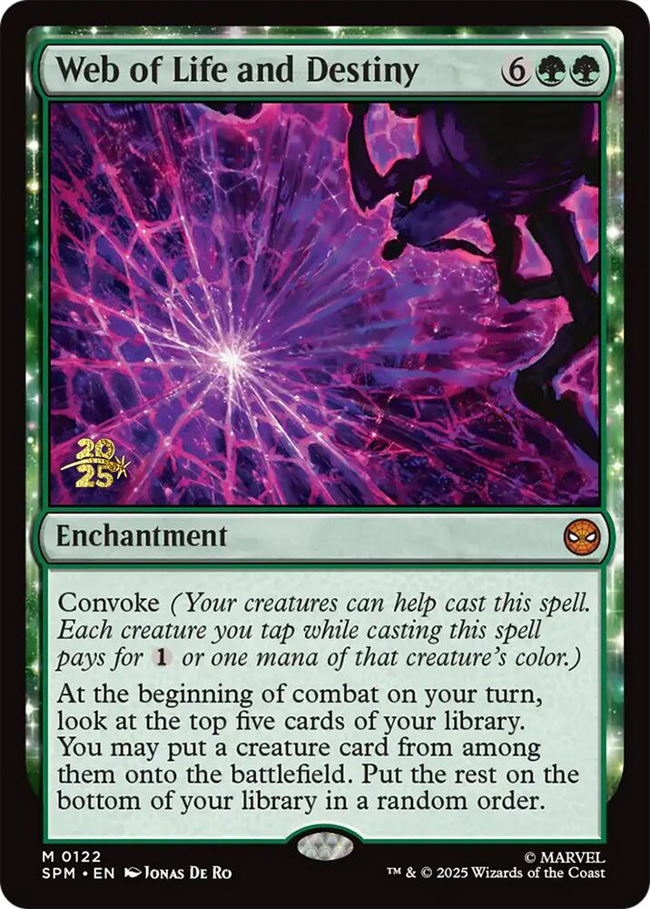 Web of Life and Destiny [Marvel's Spider-Man Prerelease Promos]-1