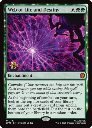 Web of Life and Destiny (PRE-122) - Prerelease Cards Foil-1