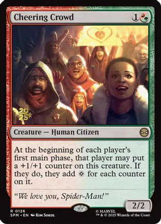 Cheering Crowd [Marvel's Spider-Man Prerelease Promos]-1