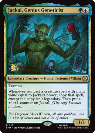 Jackal, Genius Geneticist [Marvel's Spider-Man Prerelease Promos]-1