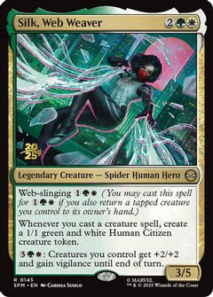 Silk, Web Weaver [Marvel's Spider-Man Prerelease Promos]-1