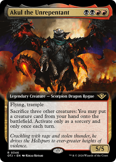 Akul the Unrepentant (Extended Art) [Outlaws of Thunder Junction]-1