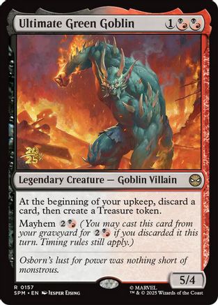 Ultimate Green Goblin (PRE-157) - Prerelease Cards Foil-1