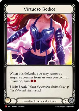 Virtuoso Bodice [APS005] (Armory Deck: Pleiades)  Rainbow Foil-1