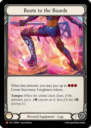 Boots to the Boards [APS007] (Armory Deck: Pleiades)  Rainbow Foil-1