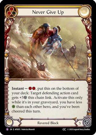 Never Give Up [ASP015] (Armory Deck: Pleiades)-1