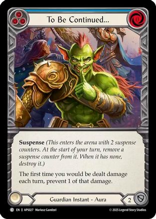 To Be Continued... [APS027] (Armory Deck: Pleiades)-1