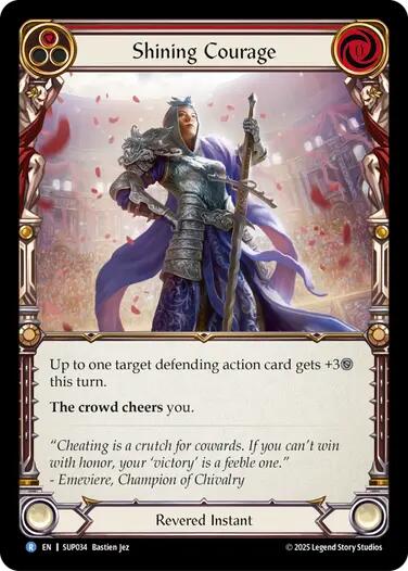 Shining Courage [SUP034] (Super Slam)  Rainbow Foil-1