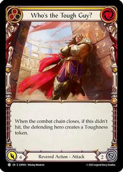 Who's the Tough Guy? (Yellow) [SUP053] (Super Slam)  Rainbow Foil-1