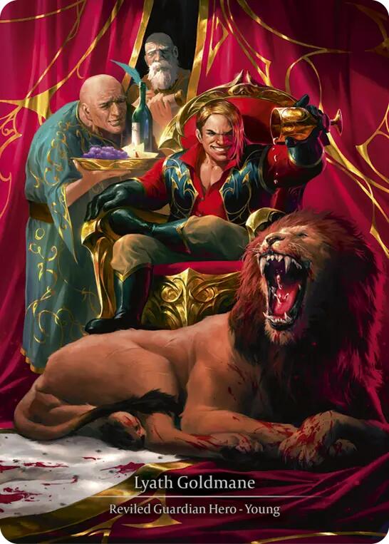 Lyath Goldmane (Marvel Cold Foil) [SUP072] (Super Slam)  Cold Foil-1