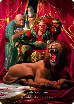 Lyath Goldmane (Marvel Cold Foil) [SUP072] (Super Slam)  Cold Foil