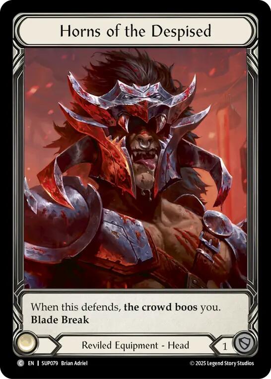 Horns of the Despised (Extended Art Cold Foil) [SUP079] (Super Slam)  Cold Foil-1