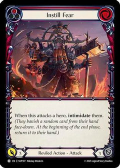 Instill Fear (Red) [SUP107] (Super Slam)  Rainbow Foil-1