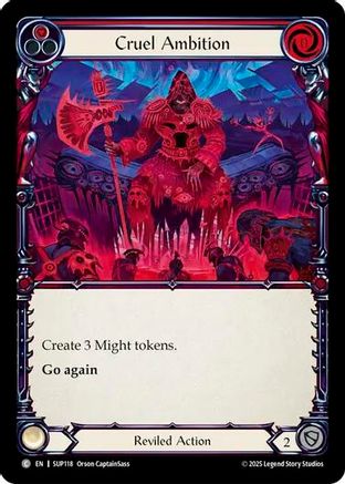 Cruel Ambition [SUP118] (Super Slam)  Rainbow Foil-1