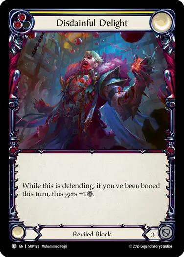 Disdainful Delight [SUP123] (Super Slam)  Rainbow Foil-1