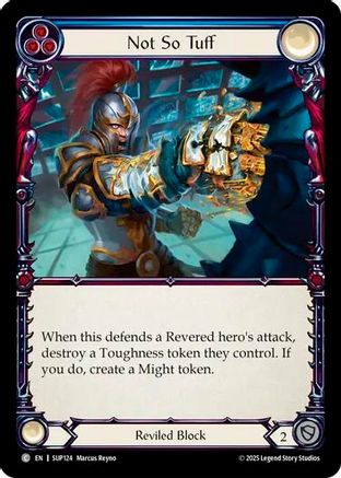 Not So Tuff [SUP124] (Super Slam)  Rainbow Foil