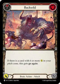 Buckwild (Red) [SUP143] (Super Slam)  Rainbow Foil-1