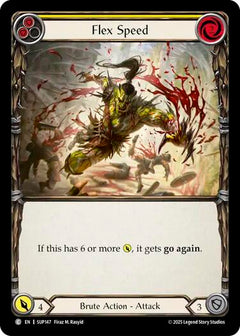 Flex Speed (Yellow) [SUP147] (Super Slam)  Rainbow Foil-1