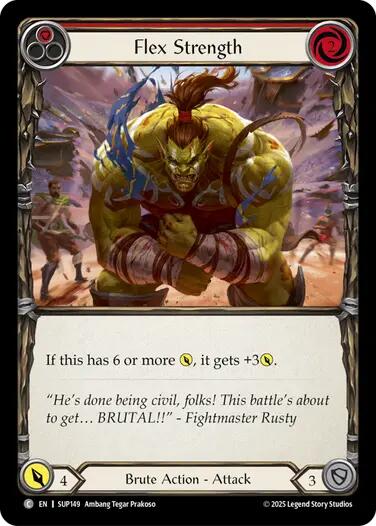 Flex Strength (Red) [SUP149] (Super Slam)-1