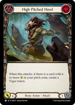 High Pitched Howl (Blue) [SUP157] (Super Slam)  Rainbow Foil-1