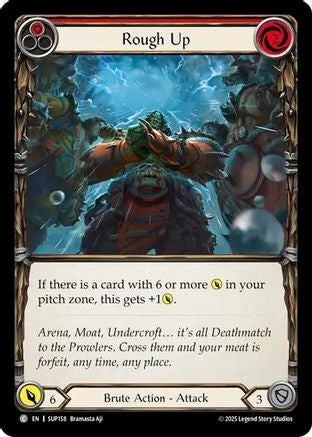 Rough Up (Red) [SUP158] (Super Slam)  Rainbow Foil-1