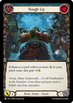 Rough Up (Blue) [SUP160] (Super Slam)  Rainbow Foil-1
