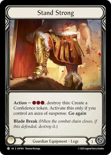 Stand Strong (Cold Foil) [SUP169] (Super Slam)  Cold Foil-1