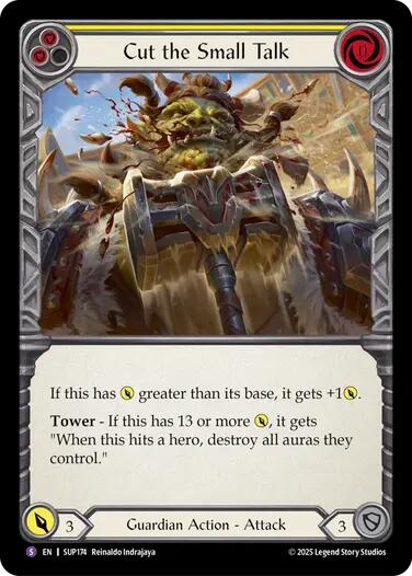 Cut the Small Talk [SUP174] (Super Slam)  Rainbow Foil-1
