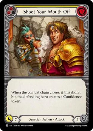 Shoot Your Mouth Off (Yellow) [SUP190] (Super Slam)  Rainbow Foil-1