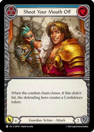 Shoot Your Mouth Off (Blue) [SUP191] (Super Slam)  Rainbow Foil