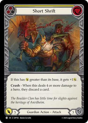 Short Shrift [SUP192] (Super Slam)  Rainbow Foil-1