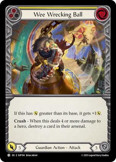 Wee Wrecking Ball [SUP194] (Super Slam)  Rainbow Foil-1