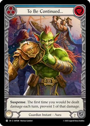 To Be Continued... (Extended Art) [SUP208] (Super Slam)  Cold Foil-1