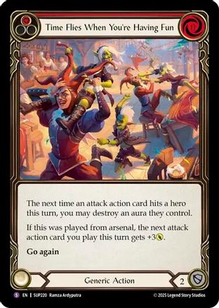 Time Flies When You're Having Fun [SUP220] (Super Slam)  Rainbow Foil-1