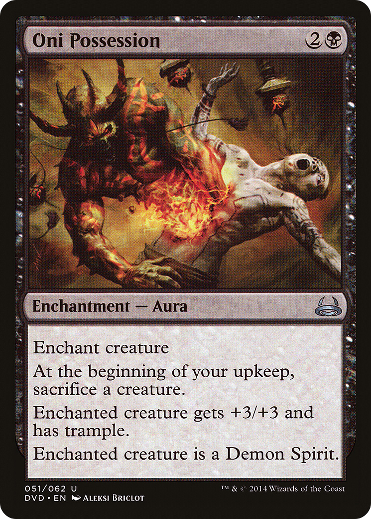Oni Possession (Divine vs. Demonic) [Duel Decks Anthology]-1