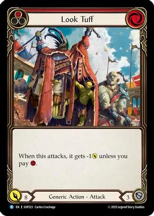 Look Tuff [SUP223] (Super Slam)  Rainbow Foil