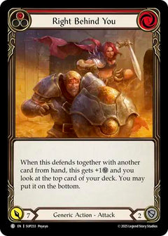 Right Behind You (Red) [SUP233] (Super Slam)  Rainbow Foil-1