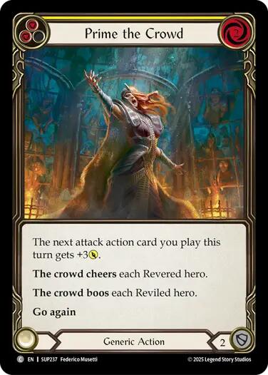 Prime the Crowd (Yellow) [SUP237] (Super Slam)-1