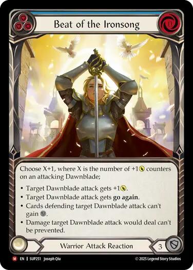 Beat of the Ironsong [SUP251] (Super Slam)  Rainbow Foil-1