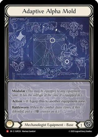 Adaptive Alpha Mold (Extended Art Cold Foil) [SUP253] (Super Slam)  Cold Foil-1