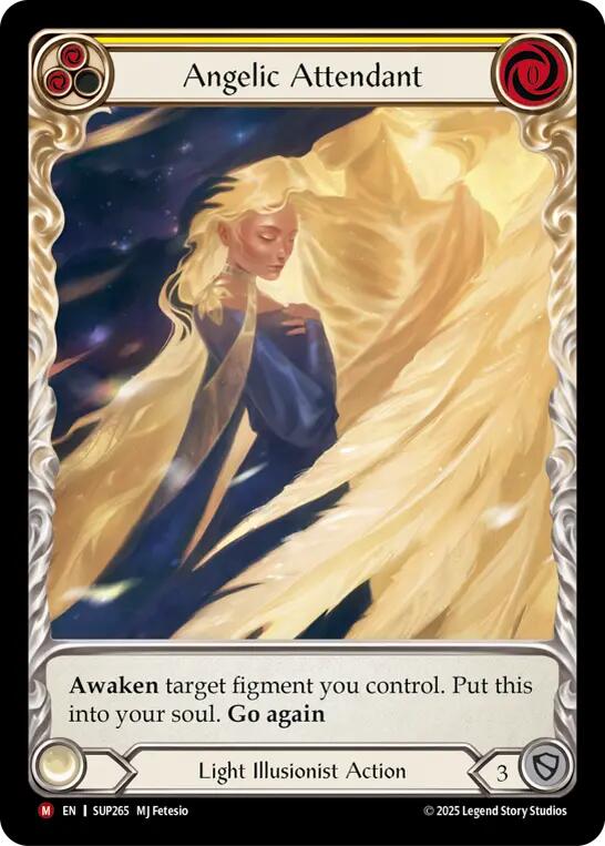 Angelic Attendant (Extended Art Cold Foil) [SUP265] (Super Slam)  Cold Foil-1