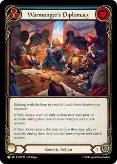 Warmonger's Diplomacy (Cold Foil) [SUP270] (Super Slam)  Cold Foil-1
