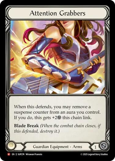 Attention Grabbers (Cold Foil) [SUP273] (Super Slam)  Cold Foil-1