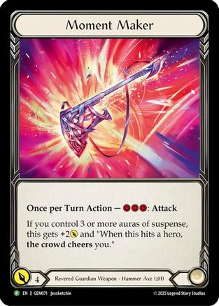 Moment Maker [GEM071] (GEM Pack 3)  Cold Foil-1