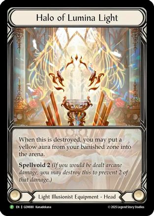 Halo of Lumina Light [GEM080] (GEM Pack 3)  Rainbow Foil-1