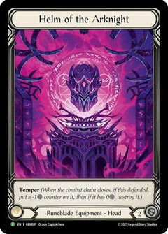 Helm of the Arknight [GEM081] (GEM Pack 3)  Rainbow Foil-1